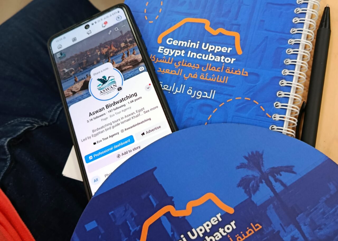 Aswan Birdwatching Joins the Gemini Upper Egypt Incubator